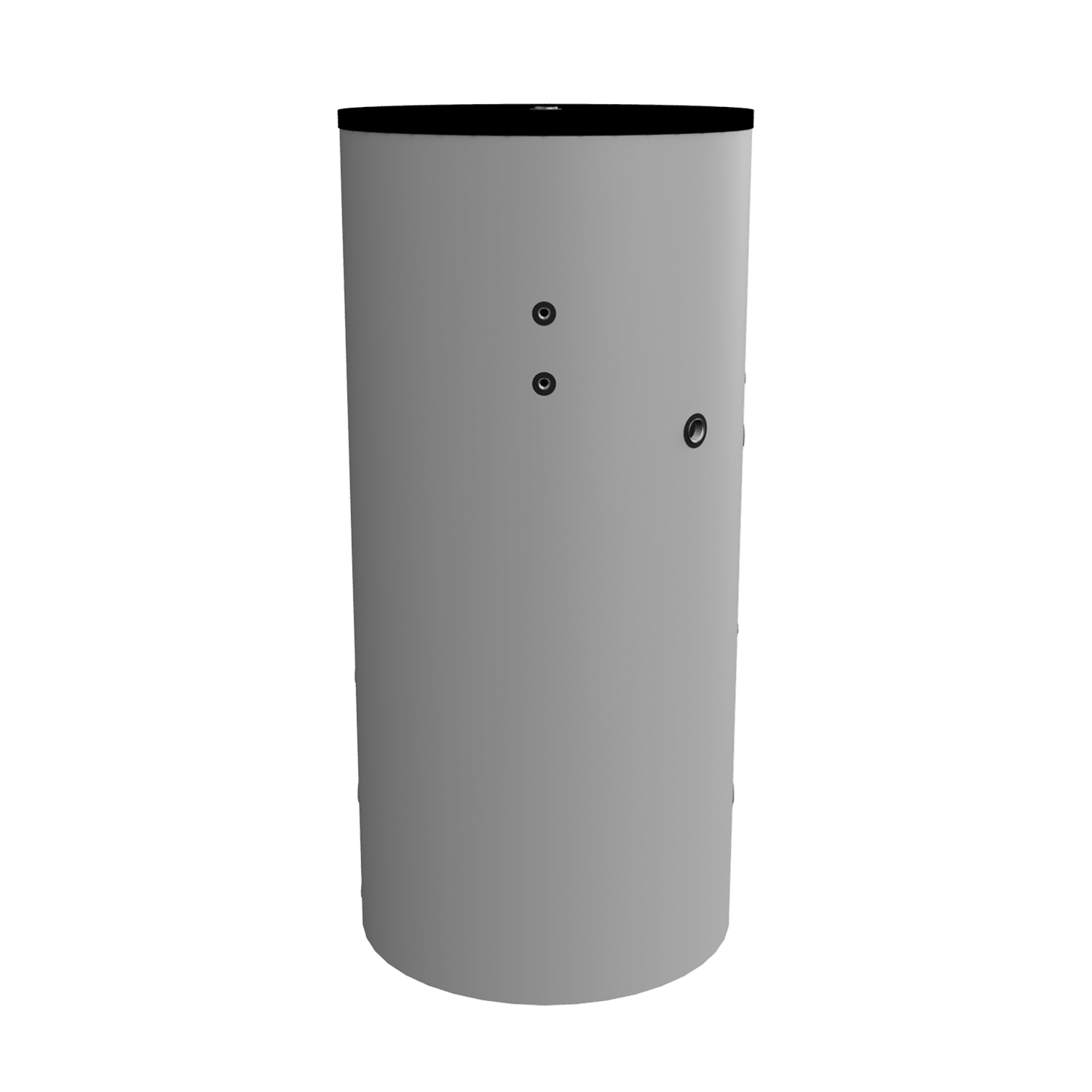 Comfortzone varmvattenberedare i grå cylinderform